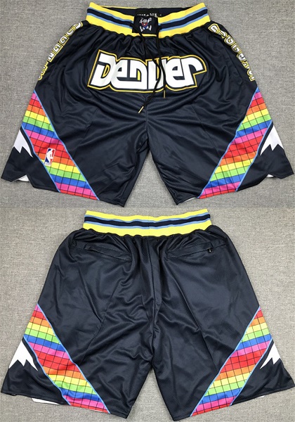 Men's Denver Nuggets Navy Shorts (Run Small)